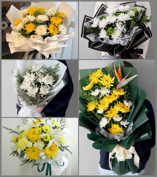 湖北黄冈市黄梅县柳林乡李牌楼村白事花束代送